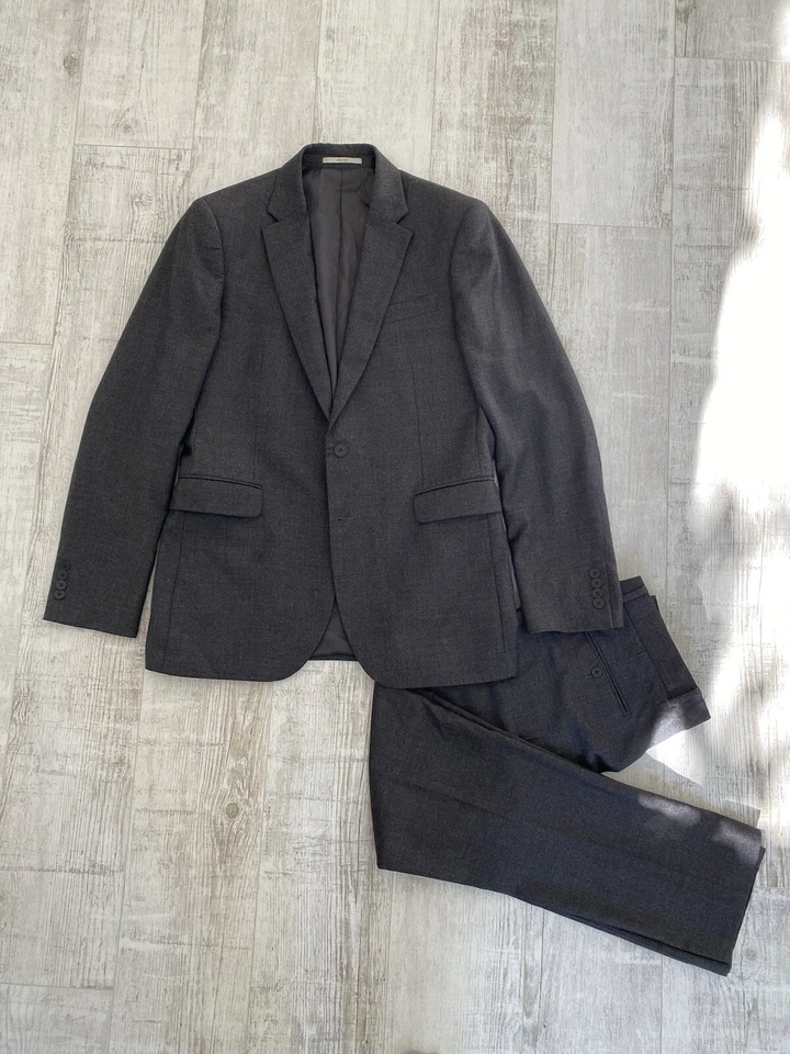 Traje Blazer Chester Barrie London Para Hombres Lana Cachemira 2 Piezas Informal Talla 42L/L Foto 2 de 4