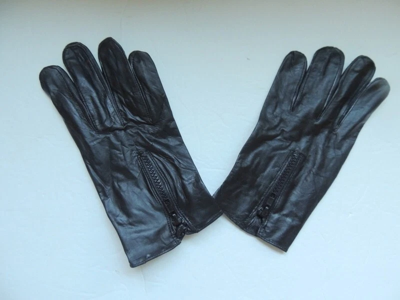 Men's Black Leather Gloves XXLarge Soft light Winter Fall Made in Pakistan NEW