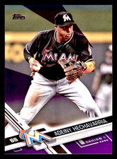 2017 Topps Adeiny Hechavarria Toys R Us Purple Border #13 - Miami Marlins