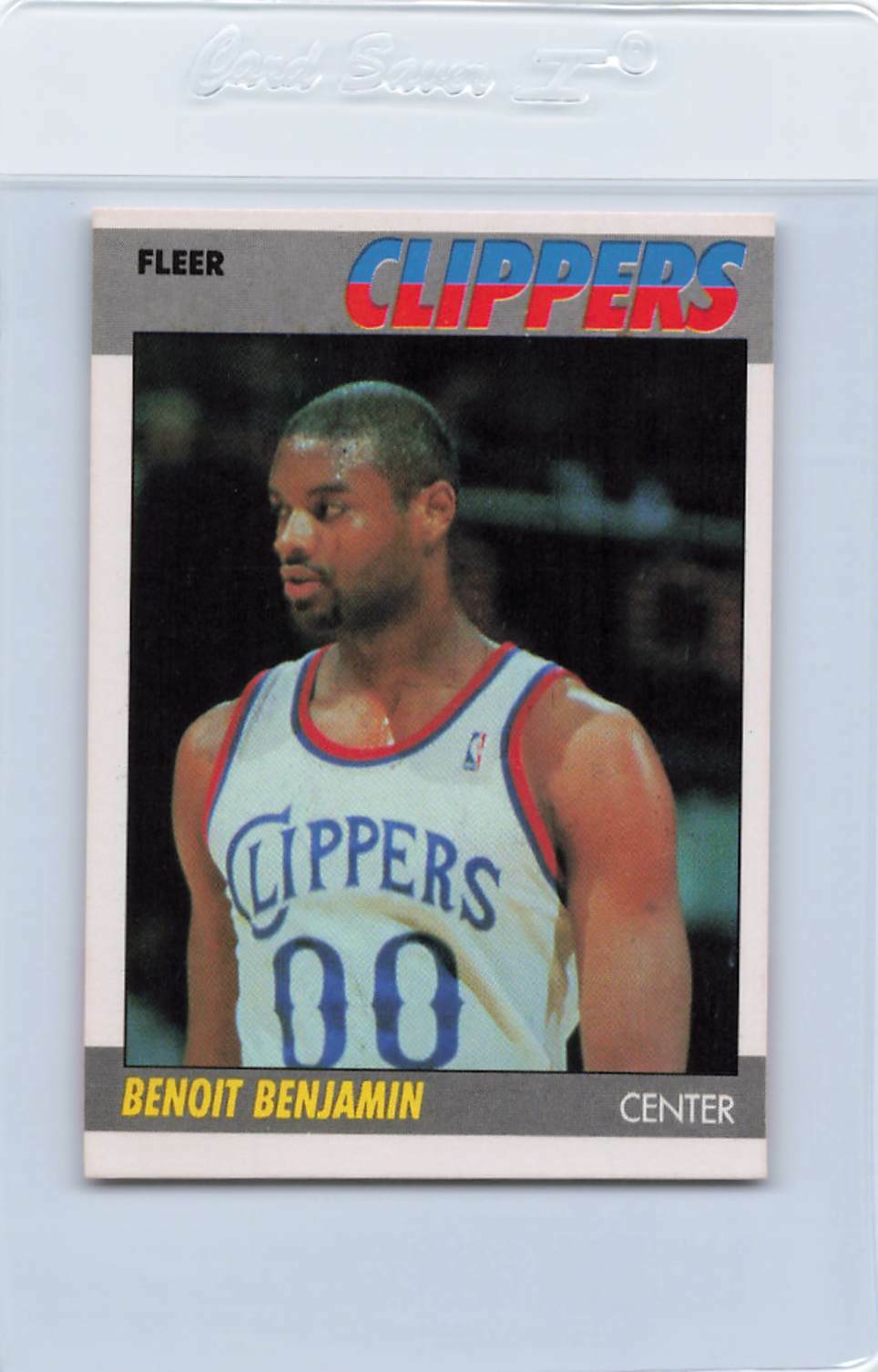 1987/88 Fleer #10 Benoit Benjamin Clippers NM *1102