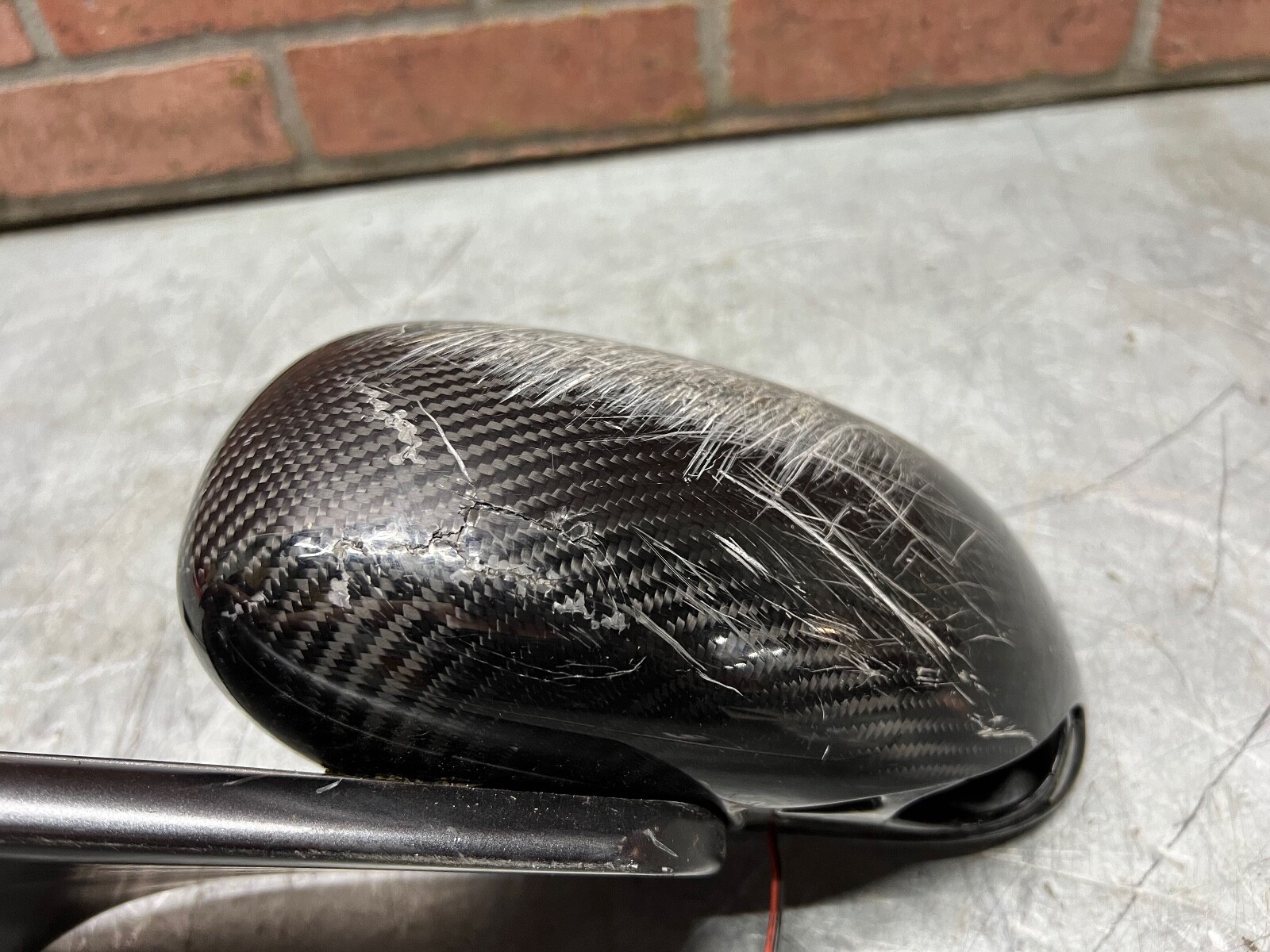 2015 16 17 McLaren 650S Spider Left Driver Side Mirror Carbon