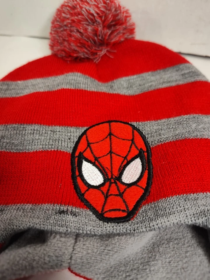 Marvel Ultimate Spider-Man Niños Gorro Gorra Sombrero Oreja Solapa Talla Única Se Ajusta a la mayoría Nuevo sin Etiquetas Foto 2 de 4