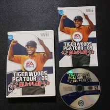  Tiger Woods PGA Tour 09 All-Play (Nintendo Wii, 2009) Sports Golf - Complete