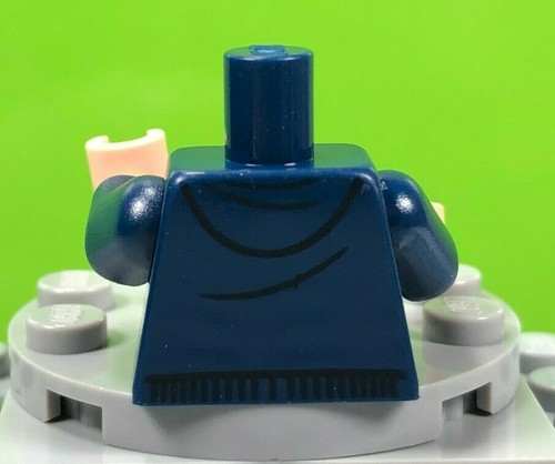 LEGO Minifigura Torso Azul Oscuro Sudadera con Capucha sobre Azul y Gris Camisa Harry Potter Torso - Imagen 2 de 3