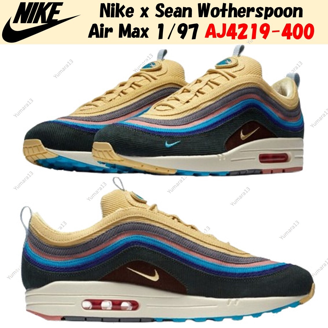 Size 12 - Nike Air Max 1/97 x Sean Wotherspoon Low Sean Size 12 - Nike Air Max 1/97 x Sean Wotherspoon Low Sean