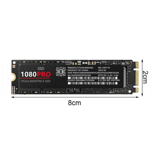 2024 Nowy wewnętrzny 1080 PRO SSD 1/2/4TB PCle 4.0 M.2 2280 NVMe SSD NOWY - Zdjęcie 10 z 15