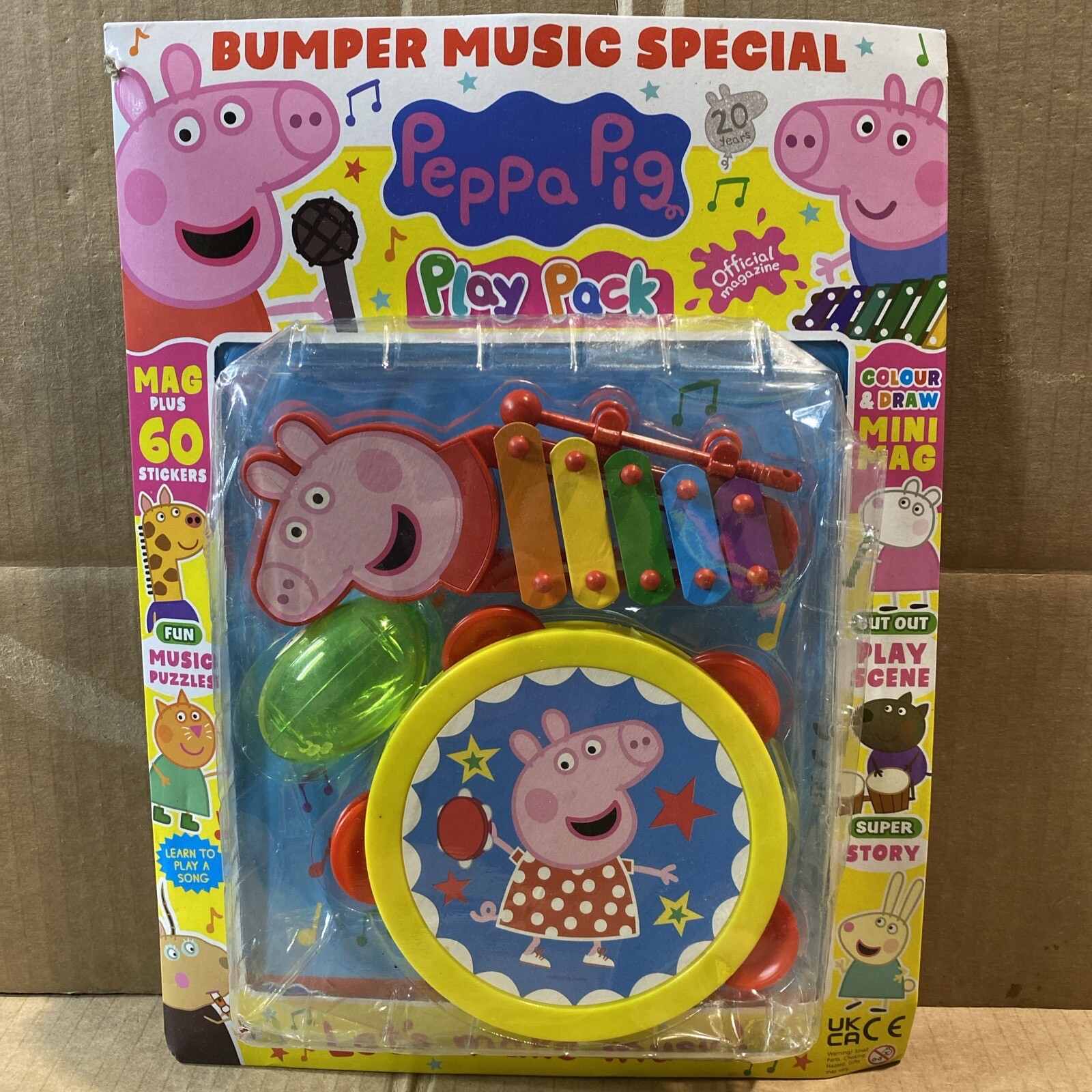 Peppa Pig magazine Play Pack - #174 2024 Bumper Music special Toys