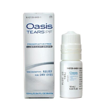 Oasis TEARS PF Preservative-Free Lubricant Eye Drops Bottle - Exp. 2027