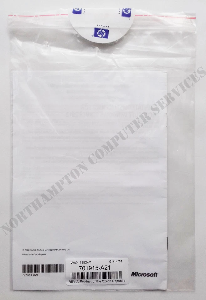 Windows Server 2012 / R2 5 User CALs HP Client Access Licence 701915-A21 - VAT - Image 2 of 2