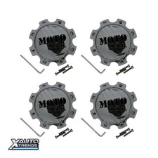 4 X Moto Metal Wheel Center Cap 50mm High Chrome 1079l170mo3ch-h50