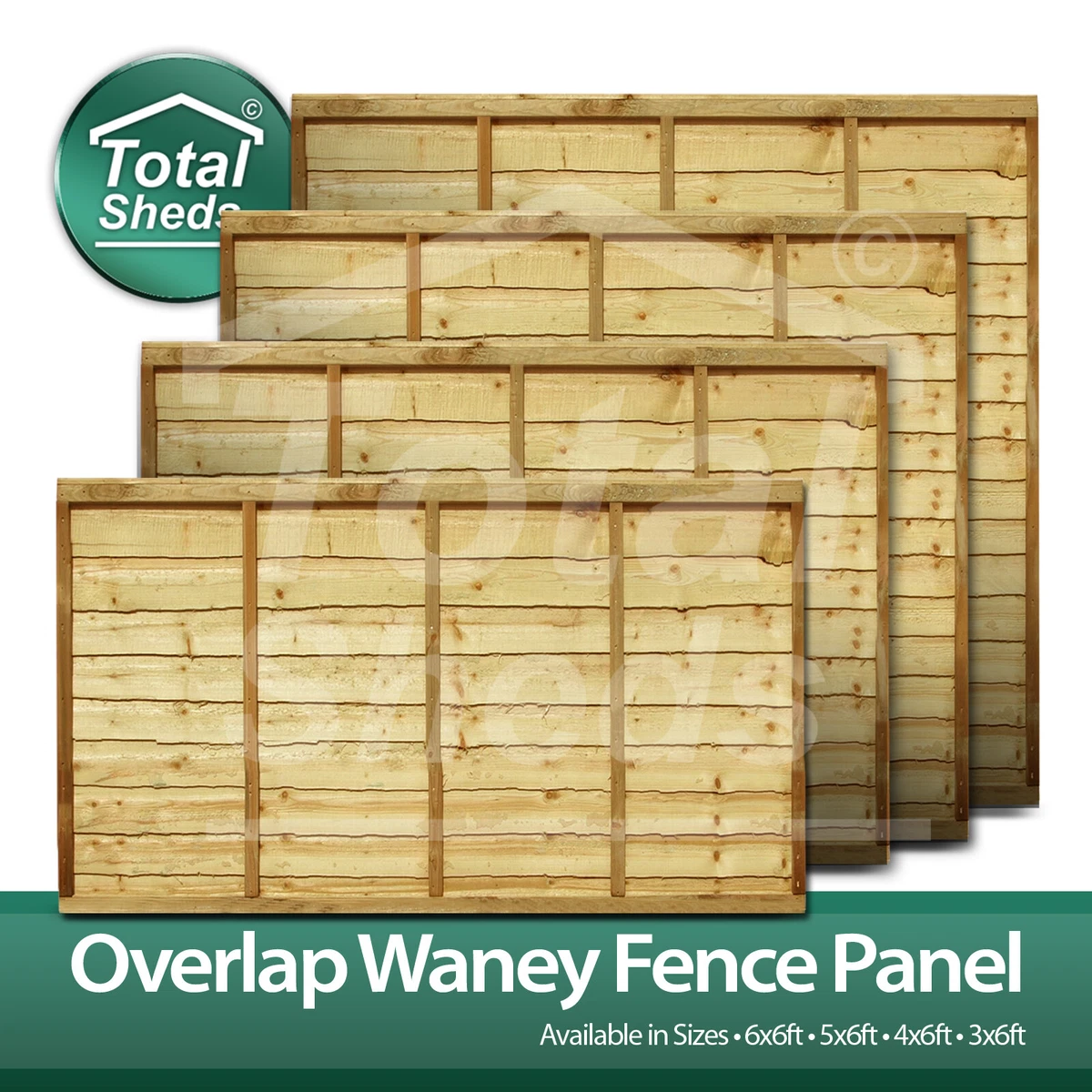 Waney lap fence panels deals