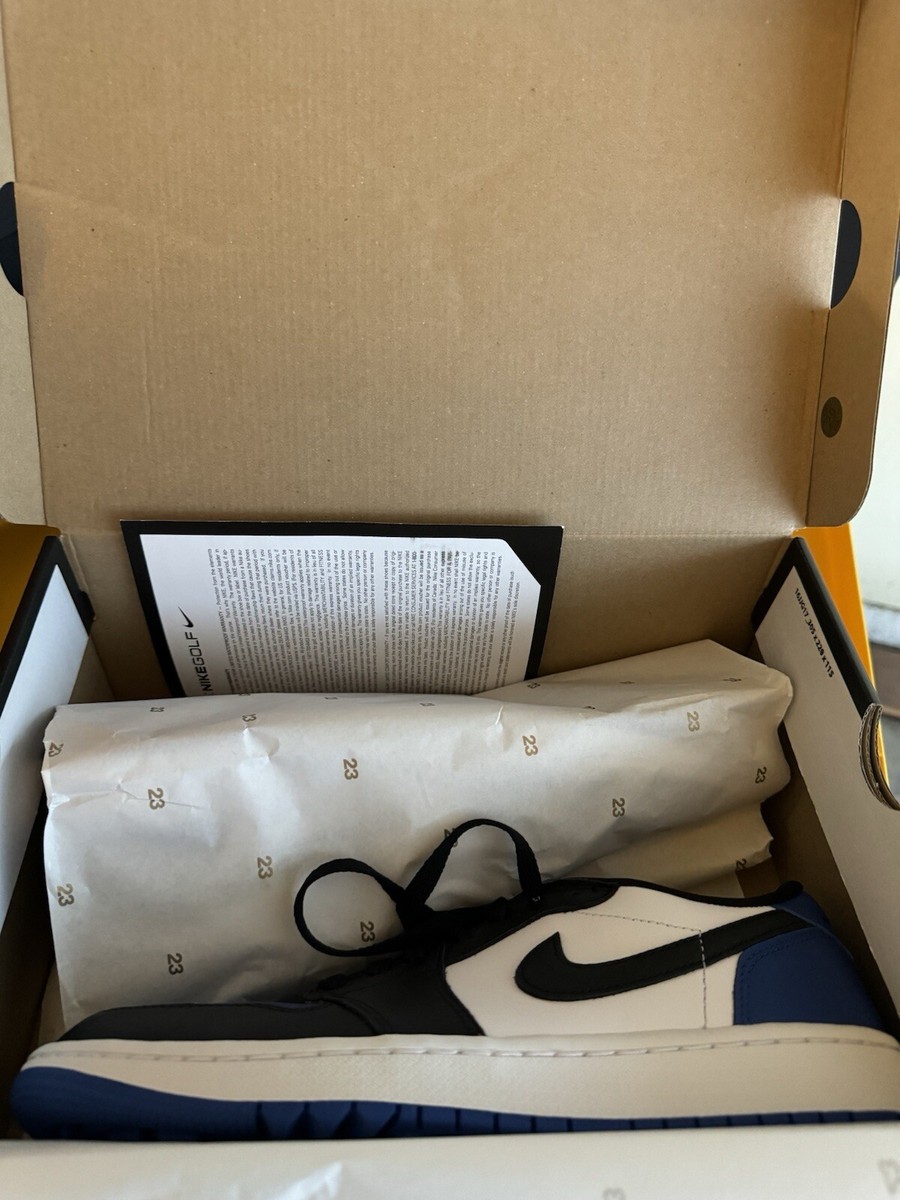 NIKE AIR JORDAN 1 LOW G GOLF ROYAL TOE DD9315 102 SIZE 8.5 BRAND