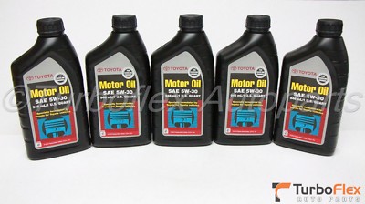 Toyota Motor Oil SAE 5W-30 5 Quarts  00279-1QT5W