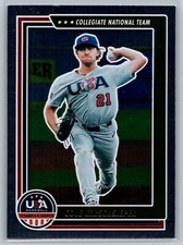 2022 Panini Stars & Stripes USA Baseball #46 Cole Kirschsieper Longevity