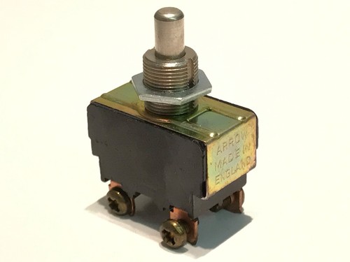 PUSH TO MAKE INTERRUPTOR DE PIE RESISTENTE DOBLE POSTE MEJOR FLECHA DE CALIDAD DEL REINO UNIDO blb60 - Imagen 1 de 4