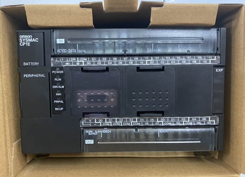 NEW OMRON CP1E-N40DR-A CPU RELAY OUTPUT PLC MODULE 40 I/O PORTS | eBay