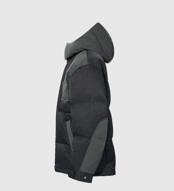 Uniqlo MEN +J Down Oversized Parka PUFFER COAT NAVY XXL image 3