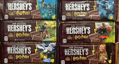 Harry Potter Hershey Bars Collectible HTF Limited Edition- 6 Bars ...
