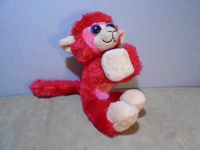 WILD REPUBLIC PINK MONKEY 8  WRIST HUGGER PLUSH (ML590)