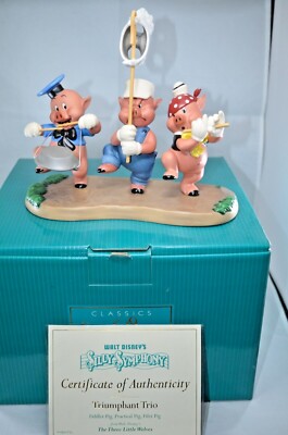 WDCC - TRIUMPHANT TRIO - SILLY SYMPHONY - BOXED