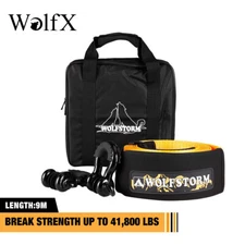 4" 30FT Tow Strap w/ 3/4" D Ring Shackle Storage Bag Kinetic Recovery Rope Kit