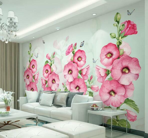 3D Pink Flower 11275NA Wallpaper Wall Mural Removable Self-adhesive Fay