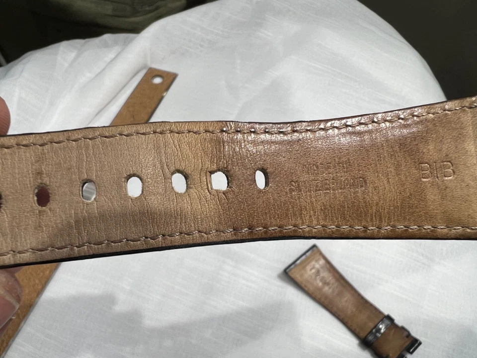 Athentic Cartier Strap Vintage 28mm (between lugs 10mm) Roadstar Fullsize #M5 - Image 2 of 4