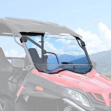 For CFMOTO ZForce 500 / 800 / 1000 Scratch Resistant Flip Windshield 2014+