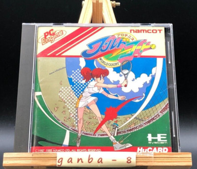 World Court Tennis (pc engine)(TurboGrafx-16,1988) from japan