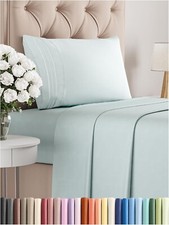 Twin Size 3 Piece Sheet Set - Comfy Breathable Cooling Bed Sheets Set - Hotel