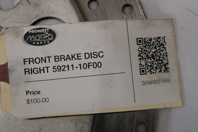 は FRONT BRAKE DISC RIGHT 59211-10F00 2000 Suzuki Intruder VL1500 | eBay