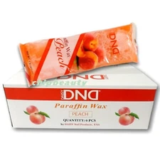 DND Spa Paraffin Wax Refill Premium 6lbs (6 bags) Professional Wax Scent Peach
