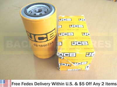 Filtre à Huile De Transmission JCB 02/100073A - Compatible Pelleteuse 1400B, 1550B, 1600B, Etc.