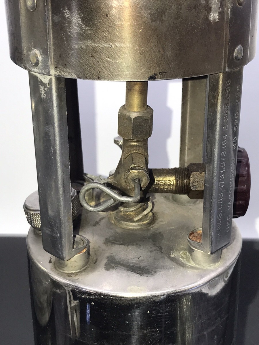 Vtg Coleman 530 Military Single Burner A-46 GI Pocket Stove