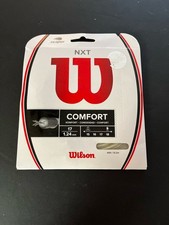 Wilson NXT Multifilament 17 Gauge Tennis Racket String, Natural Color NEW