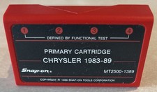 Snap On Tools Mt 2500-1389 Scanner Primary Cartridge Chrysler 1983-1989