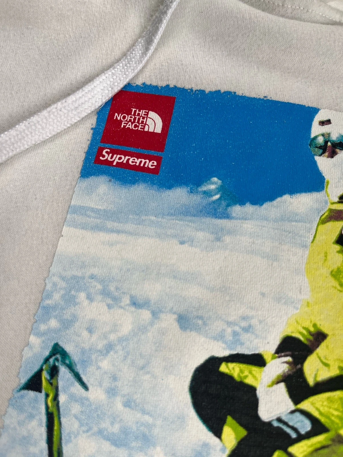 Felpa con cappuccio Supreme X The North Face Photo Fw18 bianca taglia M Supreme New York