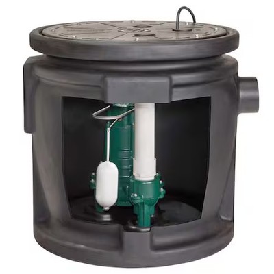 Zoeller 912-1116 24'' X 24'' Sewage System, 1/2Hp, Vertical Switch, 115V