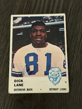 1961 Fleer #84 DICK Night Train LANE Detroit Lions Football Card HOF (Read)