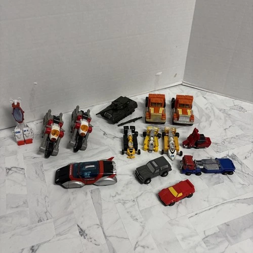 Vintage 1980s Bandai GoBots Lot of 14 (Tonka) See Conditions Toy Cars