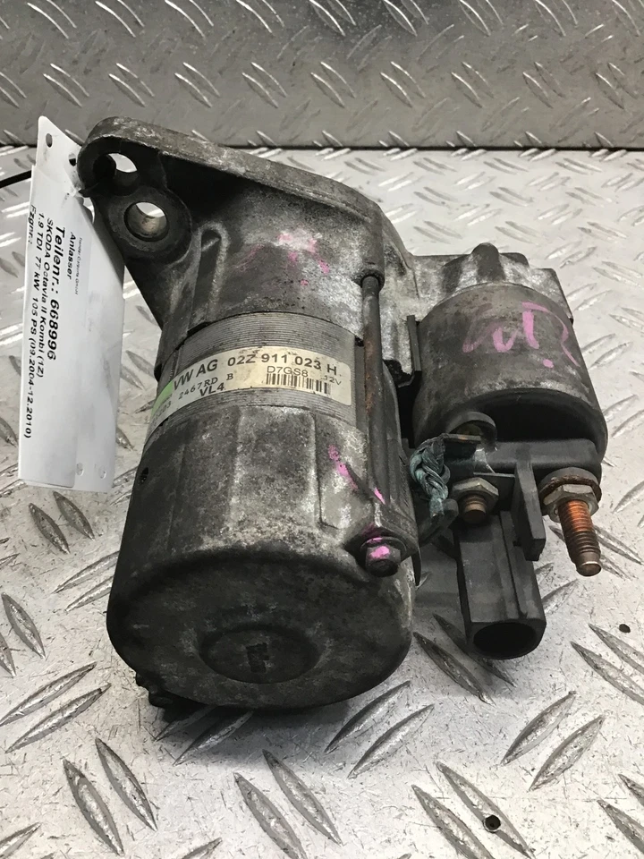 Anlasser 02Z911023H Skoda Octavia II Combi (1Z) 1.9 TDI 77kW 105PS StarterS  - Bild 3 von 3