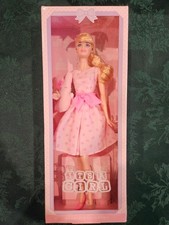 Barbie It's A Girl Doll With Pink Stuffed Bunny Rabbit