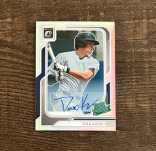 2026 Donruss Dax Kilby Rated Prospect Optic Silver Prizm Parallel AUTO