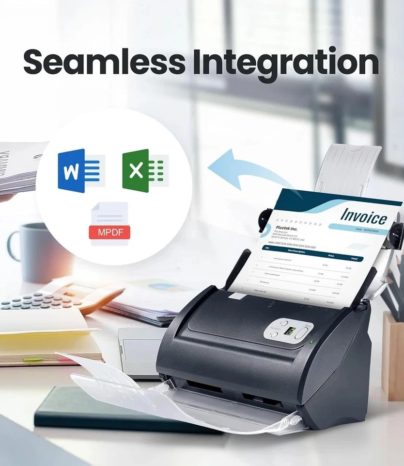 PS188 High Speed Double-Sided Color Document Scanner, with Automatic Document Fe - Image 2 of 4