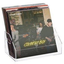 Acrylic Vinyl Record Storage, Desktop LP Record Holder, Clear