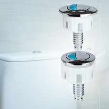 Dual Push Flushing Toilet Button Flusher Replacement Accessory Toilet Push