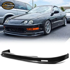 Fits 98-01 Acura Integra Mugen Style Front Bumper Lip Spoiler Chin PU Unpainted