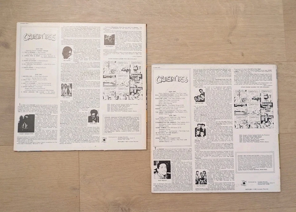 Lot of 2 Cruisin 1955 & 1956 [Vinyl LP Records] - Image 2 of 4