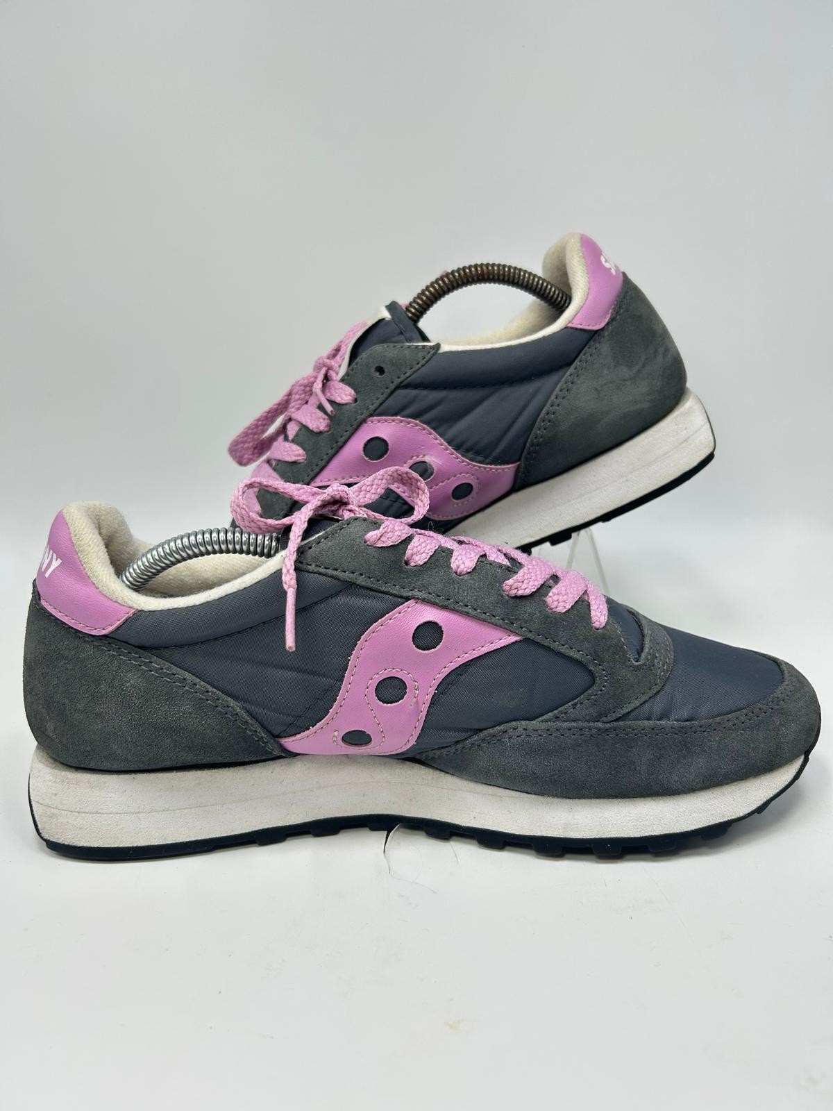 Saucony Jazz Original Women`s Size 10 Grey Pink Running Snekers 1044-108 thumbnail 10