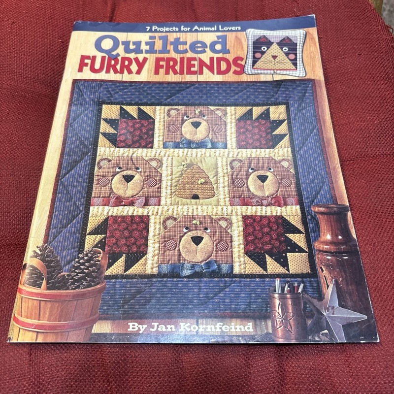 Quilted Furry Friends Leisure Arts Leaflet by Jan Kornfeind Animal Quilts 2005